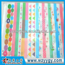 New pvc white gloss sticker for kids from factory